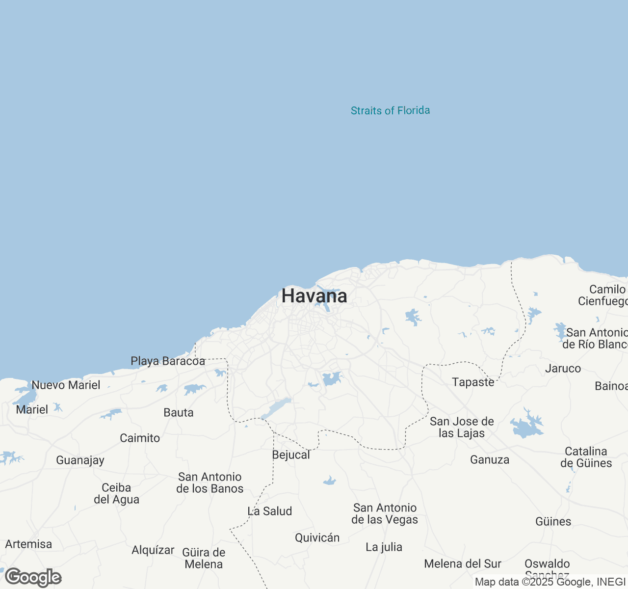 Map of Havana